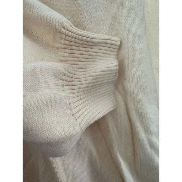 Vintage Izod Club Mens Beige Cotton Long-Sleeve Pullover Sweater With Argyle Det - Picture 2 of 4